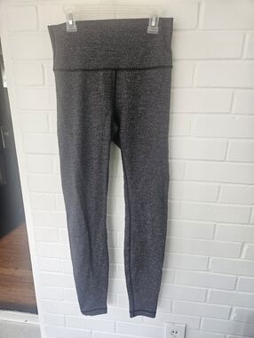 Lululemon High Waist Heathered Gray Leggings